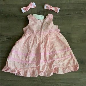 NWT- pink summer sun dress. 3T